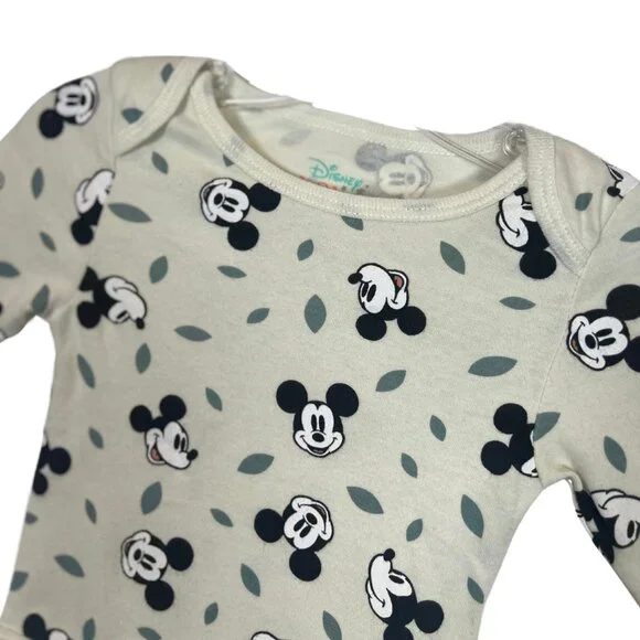 Disney Baby Unisex Mickey Mouse one piece - Size 6/9M - Picture 3 of 6